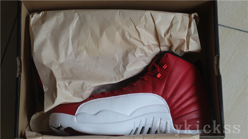 Authentic Air Jordan 12 Gym Red